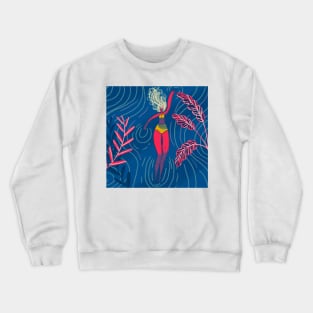 swimming~~~ Crewneck Sweatshirt